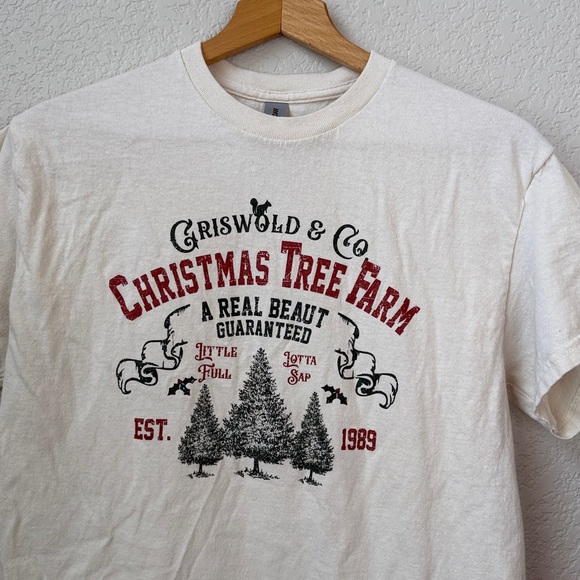 Griswold Christmas Short Sleeve T Shirt Cotton Size Medium - Picture 2 of 6